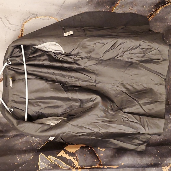 Calvin Klein Charcoal Blazer Suit Coat - Picture 6 of 11